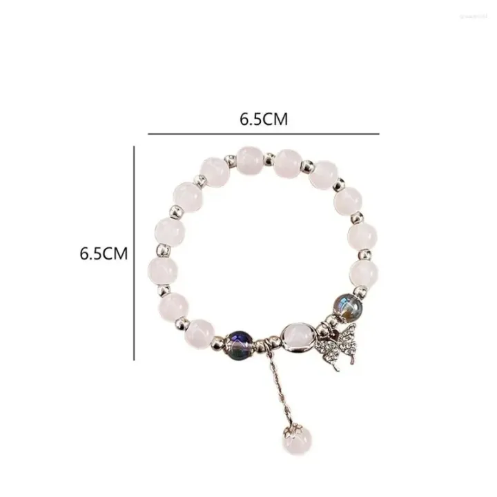 1%20Pcs%20Fashion%20Opal%20Beads%20Bracelets%20Crystal%20Butterfly%20Star%20Elastic%20Charm%20Bracelet%20for%20Women%20Jewelry%20Accessories%20-%20Image%203