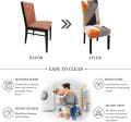 Chair Cover Stretchable Washable Elastic Dining Chair Covers (pack of 1). 