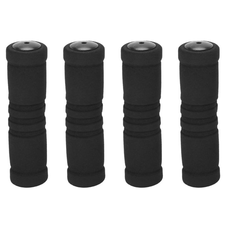 fasdaga 2 Pair for Bike Bicycle Handle Handlebar Soft Sponge Bar Grips Black