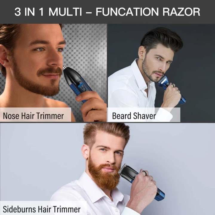 Nikai%20Rechargeable%20Shaver/%20Hair%20Clipper%20/Nose%20Trimmer%20Nikai%203In1%20Trimmer%20NK-7160%20-%20Image%205