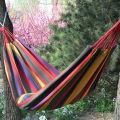 Portable Canvas Hammock With Carry Bag - Single. 