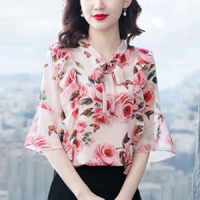 chiffon shirt for women