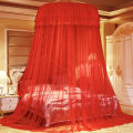 Exclusive Hanging Round Mosquito Net For King/Queen/Double Beds | Washable Easy To Fit Hanging Mosquito Net. 