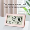 LED Digital Clock Electronic Digital Screen Desktop Clock for Home Office Backlight Snooze Data Calendar Clocks -White. 