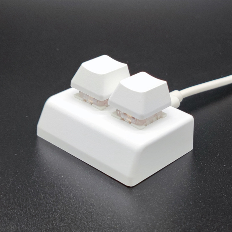 2 Keys Macro Programming Keyboard RGB Mini Keyboard Red Switch,White ...
