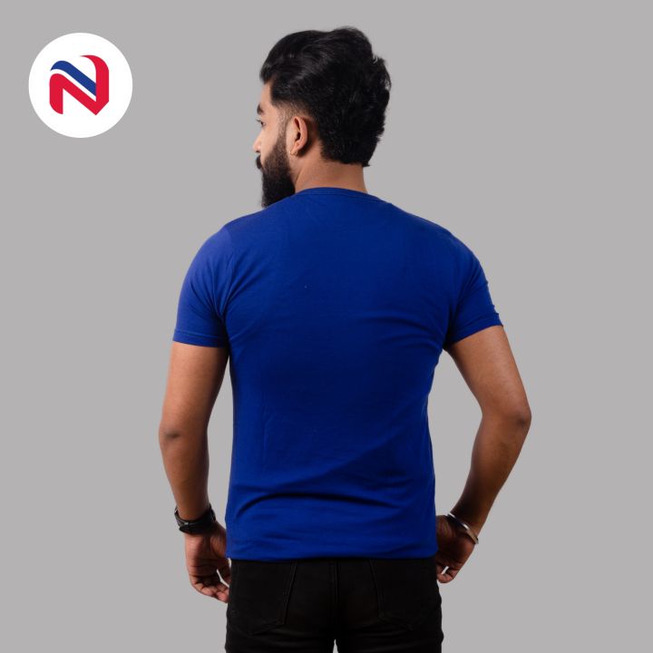 Nyptra%20Royal%20Blue%20Solid%20Premium%20Muscle%20Fit%20Plain%20Cotton%20T-Shirt%20For%20Men%20-%20Fashion%20%7C%20T-Shirts%20For%20Men%20%7C%20Men's%20Wear%20%7C%20-%20Image%204
