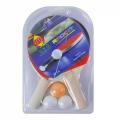 Table Tennis Racket Set with 3 Balls Ping Pong Paddle for Match Training. 