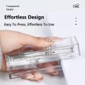 Creative Use 24/6 26/6 Staples Stapler Effortless Large Size Stapling Machine Transparent Labor-saving Manual Binding Tool Office School. 