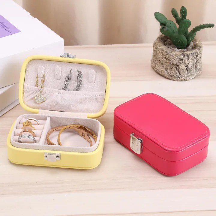 12*7.5*4cm%20Macaron%20Jewelry%20Box%20Fashion%20Leather%20Travel%20Jewelry%20Box%20Portable%20Ring%20Jewelry%20Box%20for%20Woman%20Home%20Travel%20-%20Image%202