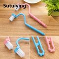 Sutuiying Toilet Cleaning Brush Bathroom Cleaning Accessories Portable Toilet Brush Corner Brush 1Pcs Bending Handle Scrubber Curved. 