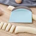 Bowl Bread Cream Cake Pizza Bench Scraper Dough Cutter DIY Baking Kitchen Cooking Tools With Scale. 