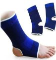 Adjustable Ankle Support Brace Cap Wrap Pad for Men and Women Blue 2 Pcs. 