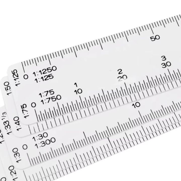 5b Fan Scale Ruler Clothing Ruler 5 Blades Fan Shape Scale Ruler Multifunctional ...