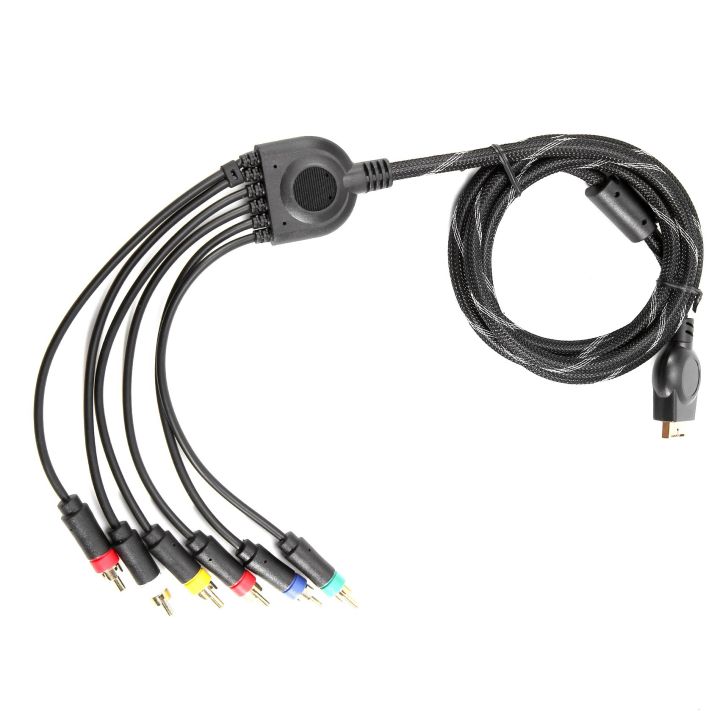 Suitable for PS2/ Component Cable 1.8M High Resolution Game Cable