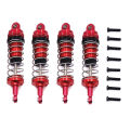 NAMUNY 4Pcs Adjustable All Metal Shock Absorbers Damper for 144001 124019 124018 RC Car Upgrade Parts Accessories,1. 