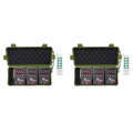 2X Firing System Machine 12 Cue Channel Cold Pyro Pyrotechnic Display Fuse Cracker Firework Artifice Cake Shell. 