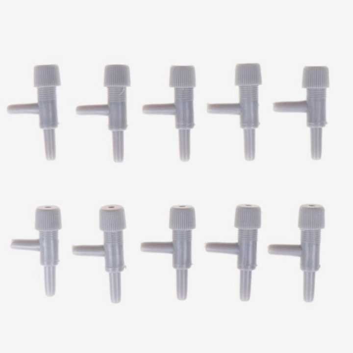 10 Pcs Aquarium Air Valve 2 Way Air Pump Control Valve For Fish Tank Plastic Kohinoor Aquarium