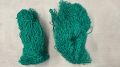 Set of 2 Futsal Goal Post Net 3 mm Rope 4.5 Cm Mesh Size Size 2.5 Meter X 5.5 Meter Size green Color. 