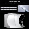 Portable Photo Studio 30*30cm Light Tent Mini Folding Studio Diffuse Soft Box Lightbox With LED Light Black White Photography Background Photo. 