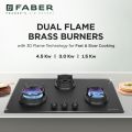 Faber Hob Della HD 783 CI AI, 3 Burners. 