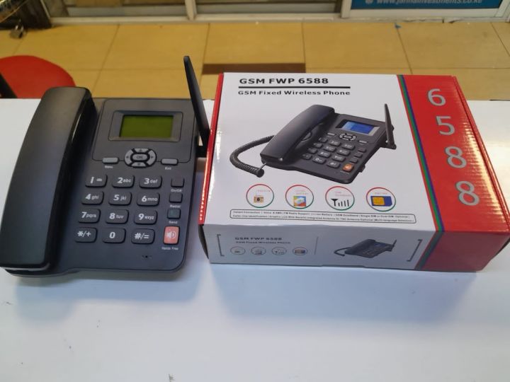 GSM 6588 Fixed Wireless Telephone double Sim Telephone Set Wireless Landline
