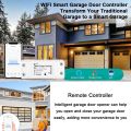 Tuya WiFi Garage Door Opener Intelligent Remote Controller Sensor Support APP Voice Controller Compatible with Alexa Google Home.
