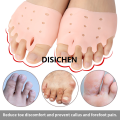 DISICHEN 1pair Silicone Forefoot Pads Gel Insoles Toe Separator Cushion Pad Pain Relief Shoes Insoles Finger Toe Valgus Corrector Gel Pad Hot Selling. 