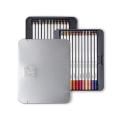 Winsor & Newton Studio Watercolor Pencils 24 Tin, Soft-Thick Core. 