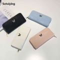 Sutuiying High quality long wallet for women in 2024 new high aesthetic value niche design high end and exquisite handbag card bag. 