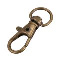 10pcs Metal Clasp Swivel Trigger Clips Snap Hooks Key Ring Bags DIY Craft Copper. 