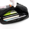New Nylon Men Sling Bag Storage Crossbody Messenger Bag Zipper Multi purpose Travel Bag. 