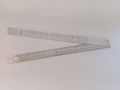 2 Pcs Steel Ruler 12 Inch /30 Cm Long Iron Ruler Stainless Steel Ruler Scale With Conversion Table In 2 Mm. 