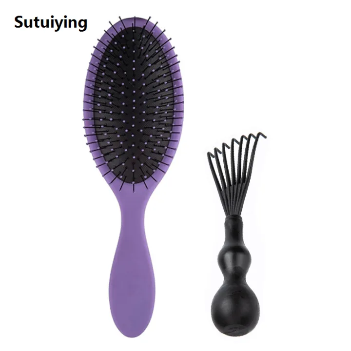 Sutuiying%202pcs/set%20Detangling%20Air%20Cushion%20Hairbrush%20Scalp%20Massage%20Comb%20Soft%20Portable%20Nylon%20Smooth%20Hair%20Brush%20with%20Cleaning%20Claws%20Hair%20Styling%20Tools%20-%20Image%207