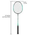 ALP-SPORTS Peacock Badminton Racket | 35LBS Full Carbon Fiber | 4U Lightweight for Aggressive Play | Anti-Slip Grip & Free Stringing | Fast Delivery in Nepal. 