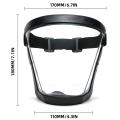 Full Face Shield Transparent Shield Oil-splash Proof Facial Anti-fog Head Cover Sunlight Super Store. 