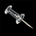 fasdaga 300 Pcs Push Pin Thumb Clear Color 3/8inch Drawing Cork Board Office Pushpin. 