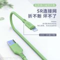 Liquid Flexible Glue 3A Fast Charge Data Cable Applicable to Vivo Huawei Oppo Android Charging Cable Night Market Stall Resources. 