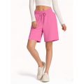 Women's Loose Shorts Pink XXL. 
