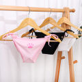 Low Waist Bikini Panties Thong Panties Soft Cotton Cute Claw Invisible Breathable Women Lovely Underwear Ladies Underpants. 