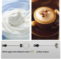 Milk Frother Handheld for Coffee, Electric Hand Foamer Blender for Drink Mixer. 