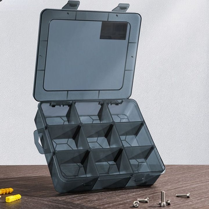 Craft Grid Packaging Slots Transparent Adjustable Organizer Box ...