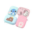 Data Cable Storage Bag Mobile Phone Charger Earphone USB Drive Camera Zipper Bag Yao Store. 