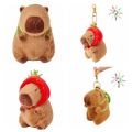 Capibara Anime Fluffty Toy Capybara Rodent Capybara Plush Pendant Cloth Doll Simulation Capybara Plush Toy Soft Cute Capybara Plushie Doll Girls Toy. 