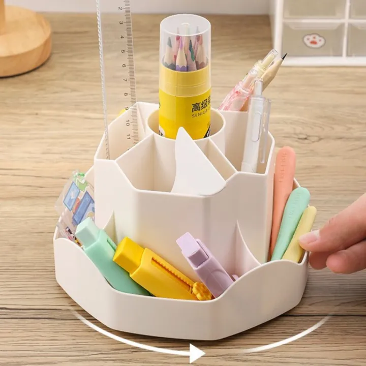 Multi-Compartment%20PP%20Rotate%20Pen%20Holder%20360%C2%B0Rotatable%20Large%20Capacity%20Pen%20Stand%20Multi-Functional%20Light%20Luxury%20Desk%20Pencil%20Storage%20Box%20Office%20Use%20-%20Image%204