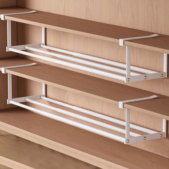 Extendable 15.7-27.6 In Shoe Rack Retractable Adjustable Shoe Storage ...