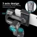 3 Axis Stabilizer, H4 3 Axis Handheld Anti-Shake Mobile Phone Gimbal Stabilizer for Cellphone Action Camera, Handheld Stabilizer for Smartphone. 