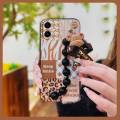 Cartoon Simplicity Phone Case For Samsung Galaxy A07 Bear bracelet soft case Dirt-resistant Back Cover protective case. 