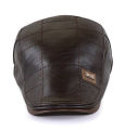 Casual Leather Skin Friendly Soft Classic Design Men's Flat Cap. 