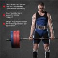 Aurion Gym Belt Premium Leather Weight Lifting Belt | Powerlifting Leather Gym Belt for Workout | Dead Lift Belt - Black. 