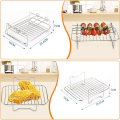 Air Fryer Grill Air Fryer Rack Double Boiler for Foodi Grill Stainless Steel for Home Kitchen Oven Cooker Accessories. 